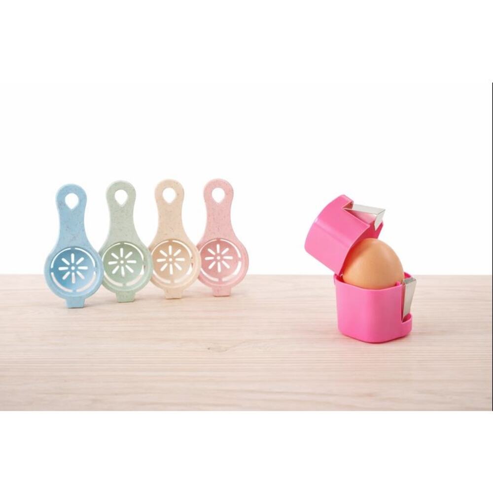 4PCS Egg Separator Set w Egg Shell Opener White Yolk Separator Kitchen Tool
